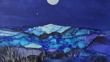 Stargazer (mounted in soft white) by Jan Matthews